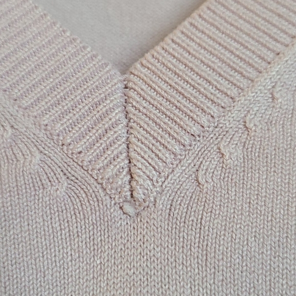 Women's Pink Long Sleeve Pull Over Sweater - Picture 3 of 5
